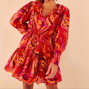 NWT Farm Rio Banana Juice Mini Dress